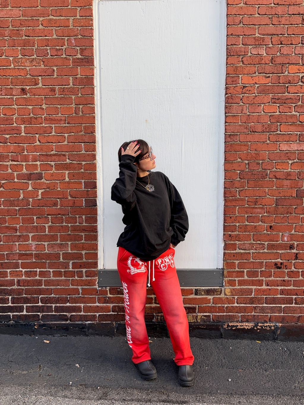 "Made In Heaven" Red Sweatpants
