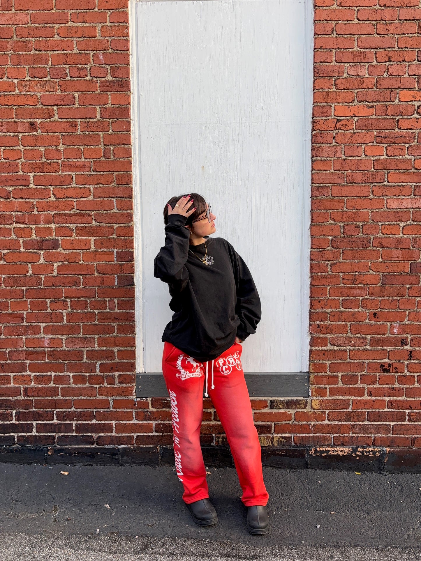 "Made In Heaven" Red Sweatpants