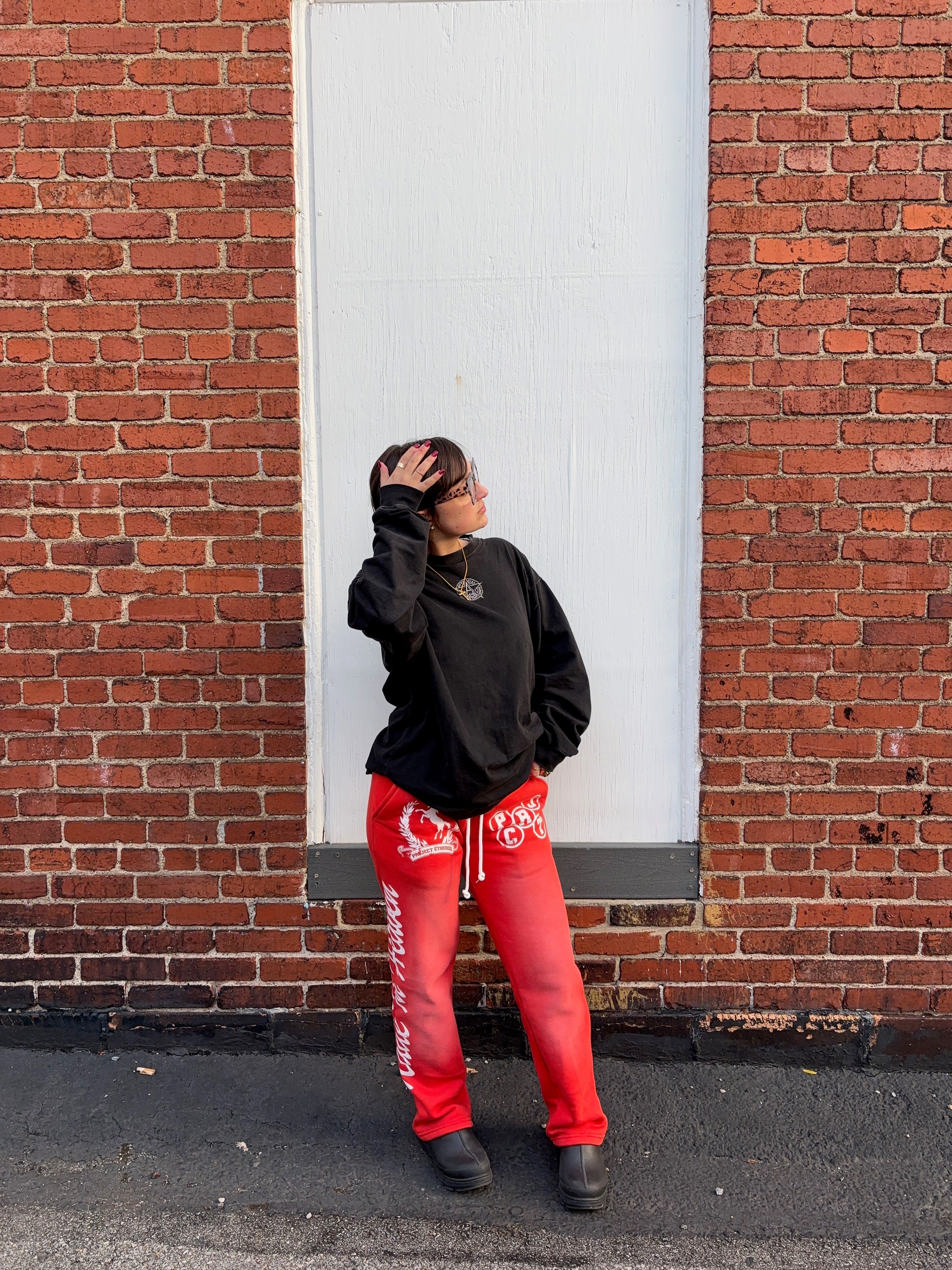"Made In Heaven" Red Sweatpants