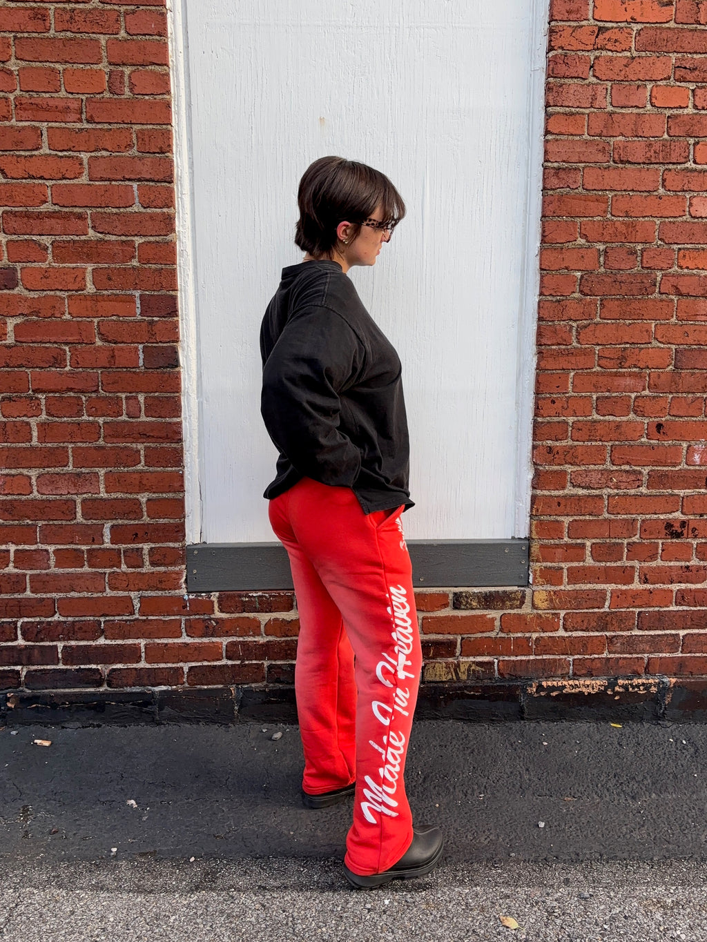 "Made In Heaven" Red Sweatpants