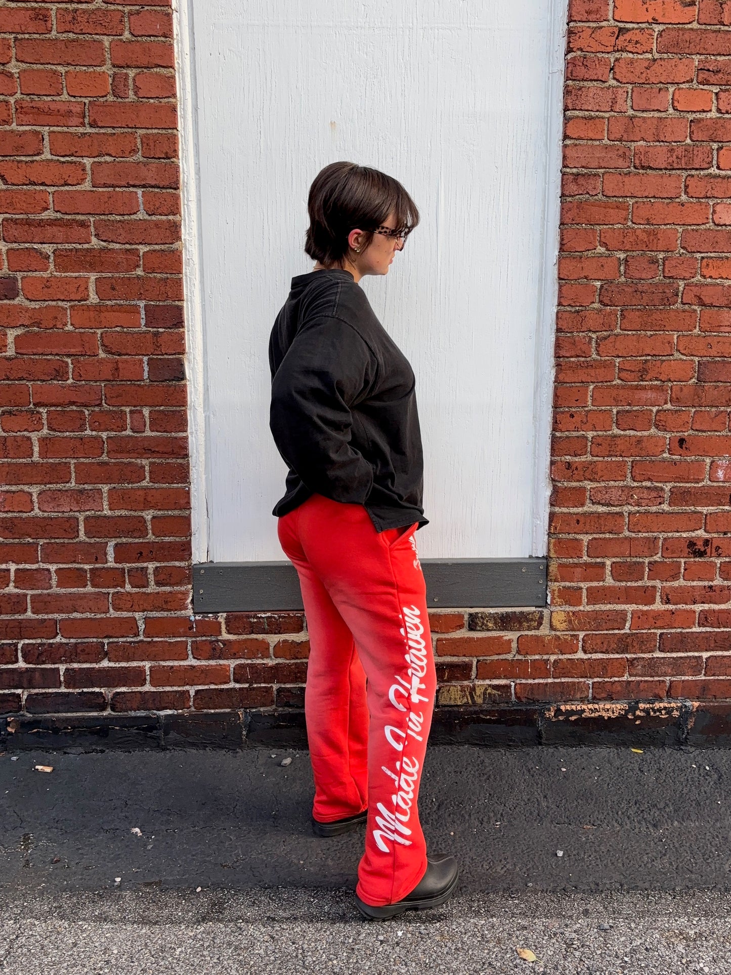 "Made In Heaven" Red Sweatpants