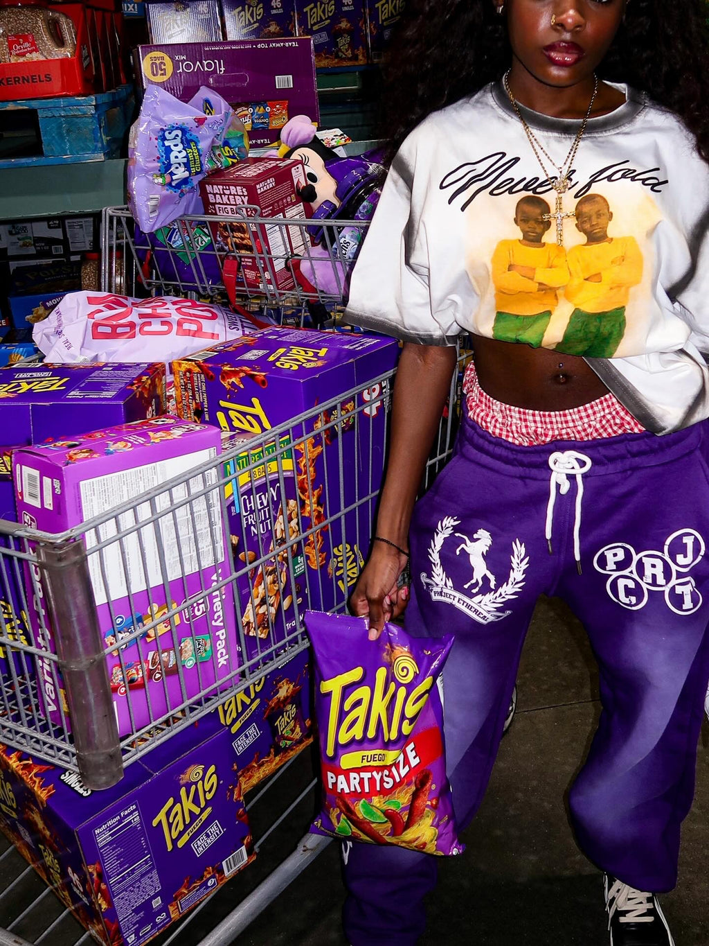 "Made In Heaven" Purple Sweatpants