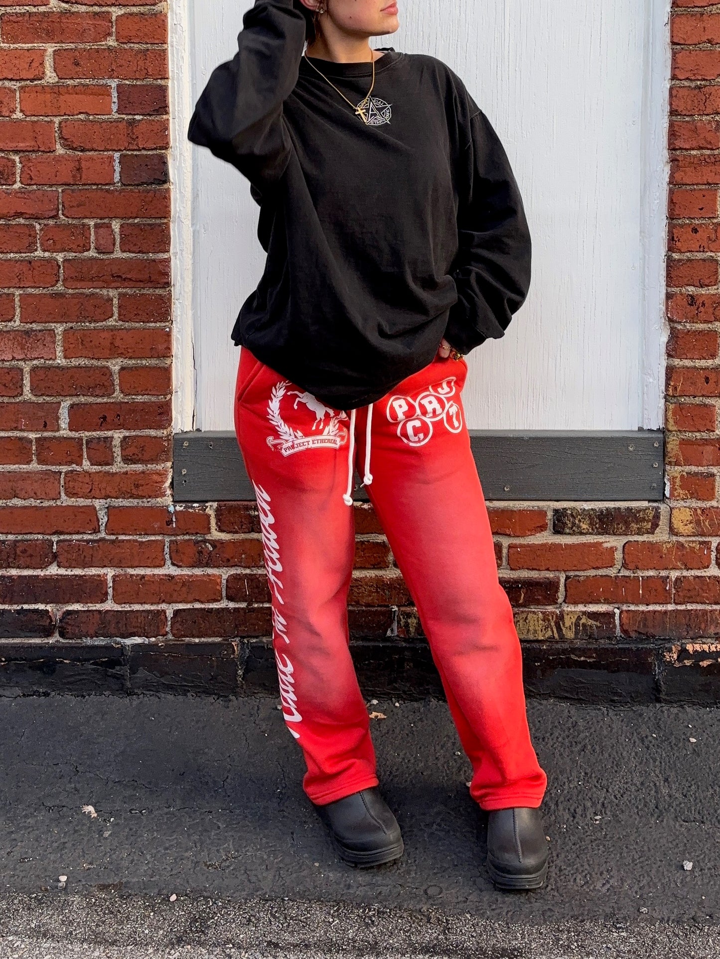 "Made In Heaven" Red Sweatpants