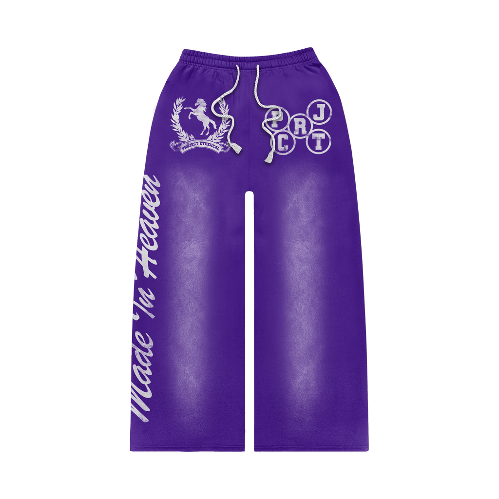 "Made In Heaven" Purple Sweatpants