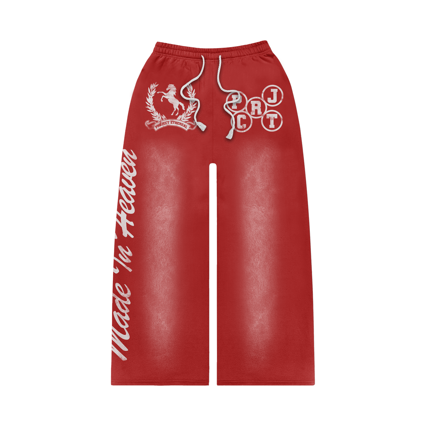 "Made In Heaven" Red Sweatpants